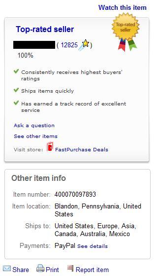 top rate seller top-rate ebay